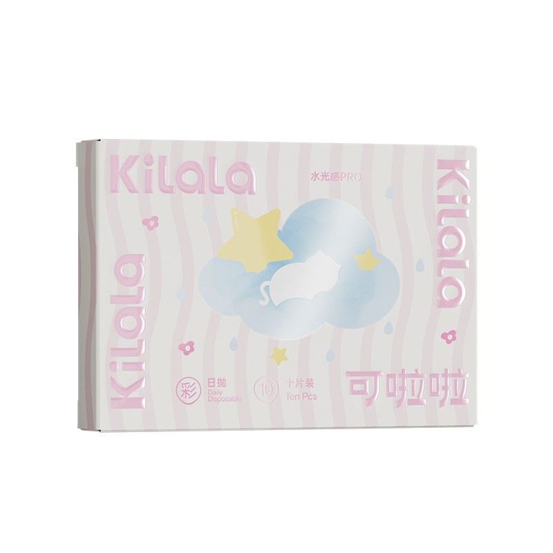 [定轴粉水高光]kilala可啦啦米奇水光感大直径你好米美瞳日抛10片