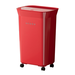 垃圾桶家用厨房专用免弯腰大号大容量2025新款带盖带轮加高垃圾筒