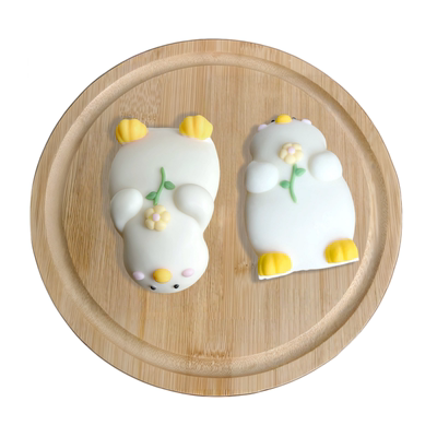 躺平鸭不想上班巧克力蛋糕装饰