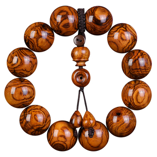 南木匠海南黄花梨紫油梨2.0手串海黄京剧脸谱全对满脸鬼纹手链礼