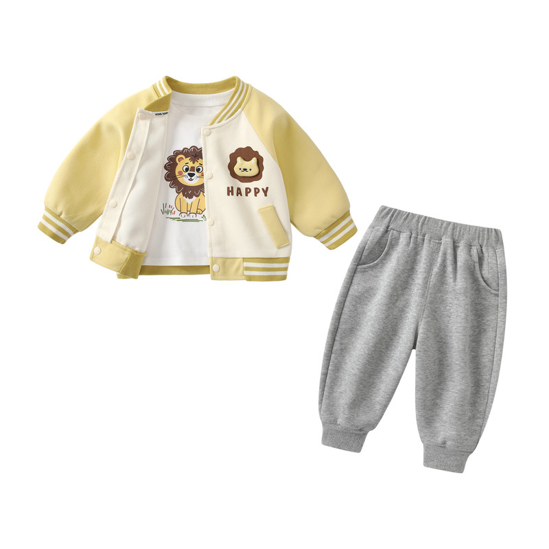 宝宝套装婴儿卫衣男宝分体衣服
