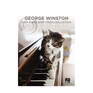 温斯顿 简易钢琴作品集 Hal Leonard 海伦德原版乐谱书 George Winston Easy Piano Sheet Music Collection HL00299654