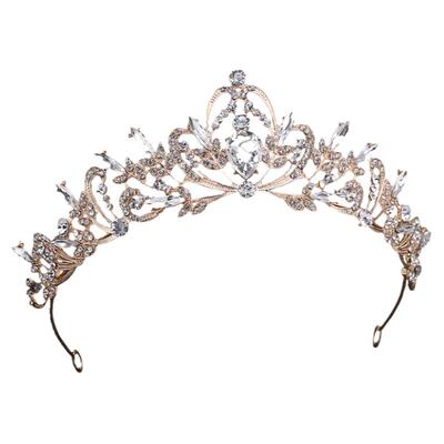 婚纱发饰三件套水晶韩式结婚头饰