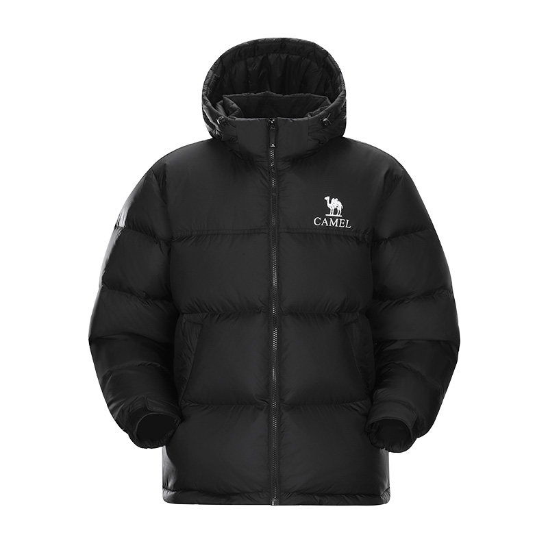骆驼短款羽绒服加厚男女同款外套