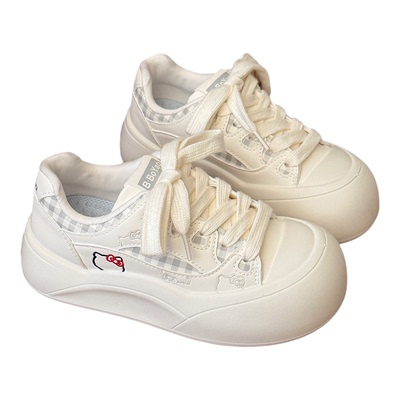 荔枝公园原创kitty小白鞋厚底2026新款爆款百搭板鞋增高运动鞋子