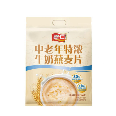 智仁中老年特浓牛奶燕麦片700克