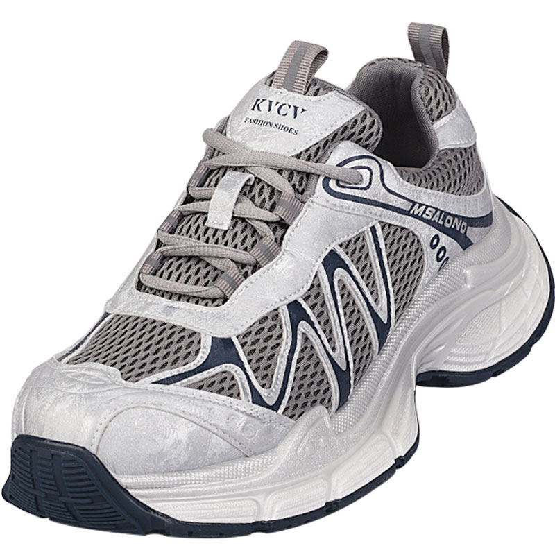 加大码女鞋41一43爆款单鞋2025秋季新款脚宽胖肥松糕底百搭老爹鞋