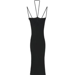 IT ANDREA ADAMO女装吊带针织连衣裙性感时髦挂脖修身辣妹裙0973X