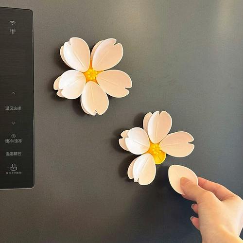 【厨房好物】樱花磁吸封口夹食品袋夹子冰箱贴零食密封夹封口神器