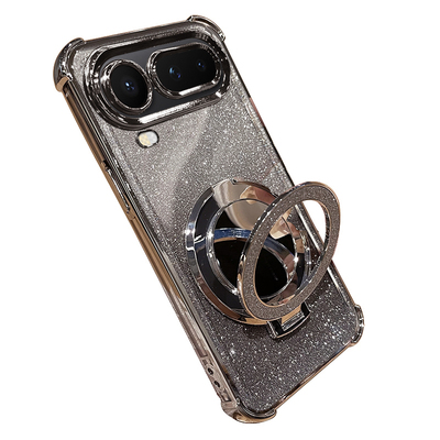 适用荣耀Magic8proair闪粉镜子壳