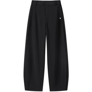 太平鸟女装秋季简约香蕉裤A1GBD3311