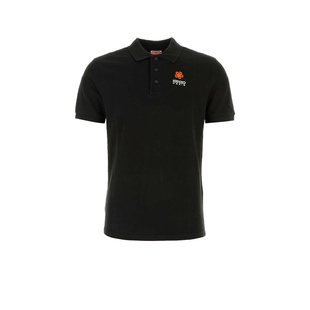 【自营】Kenzo肯佐男款徽标花卉刺绣棉质短袖Polo衫节日礼物