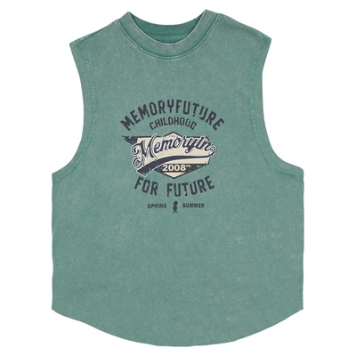 memoryin童装运动背心