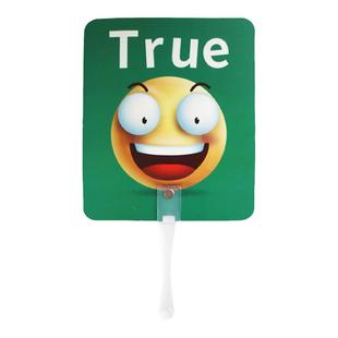 对错手举牌双面评委裁判打分牌哭脸笑脸课堂比赛互动儿童早教玩具