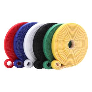 背对背魔术贴捆绑带捆绑带网线电线收纳理线器自粘勾毛一体绑带