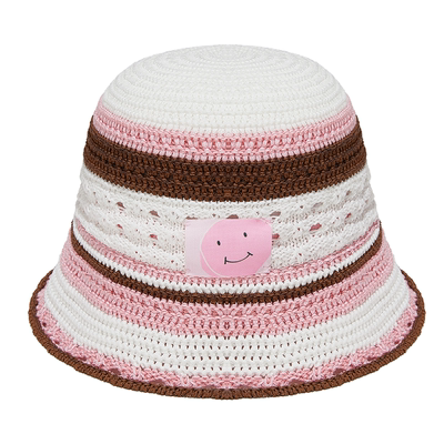 CHUNISLET渔夫帽显瘦笑脸图案