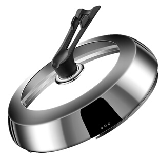 304不锈钢锅盖家用加高可视玻璃炒锅锅盖圆形通用可立盖子耐高温