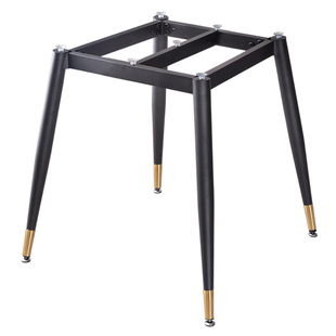 方桌腿支架铁艺金属岩板桌子脚架茶几桌架办公桌圆桌玻璃桌面支架