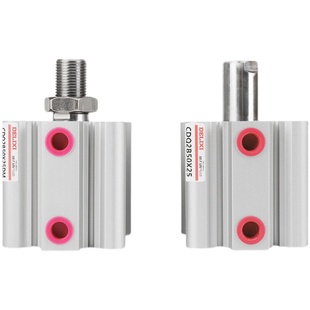 德力西ACQ气动CDQ2B薄型气缸CQ2B12-16-20-25-32-40-50-63-80-DM