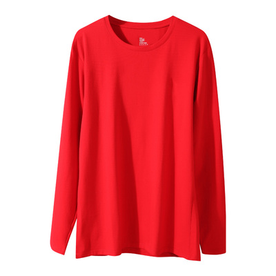 2025本命年大红色纯棉打底衣