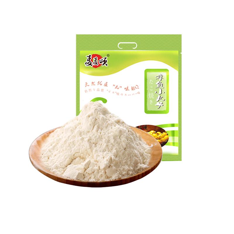麥麥頌 章魚粉章魚燒粉批發(fā)商用章魚小丸子原材料3kg*30包預(yù)拌粉