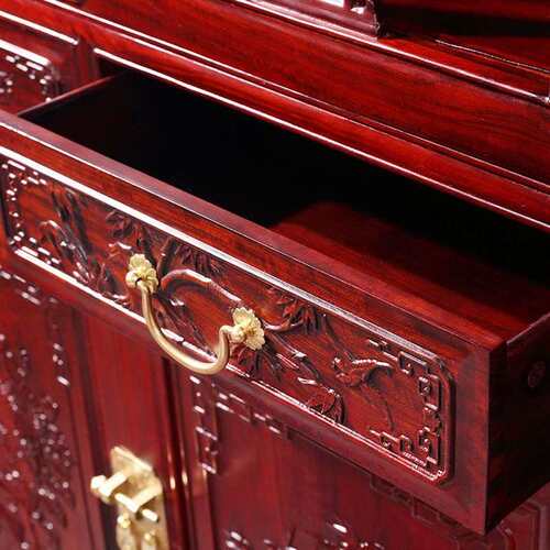 红酸枝木书柜博古架书柜组合中式大书柜储物柜豪华办公置物架