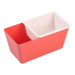 客厅家用果糖盒嗑瓜子双层水果盘创意零食干果沥水篮新品