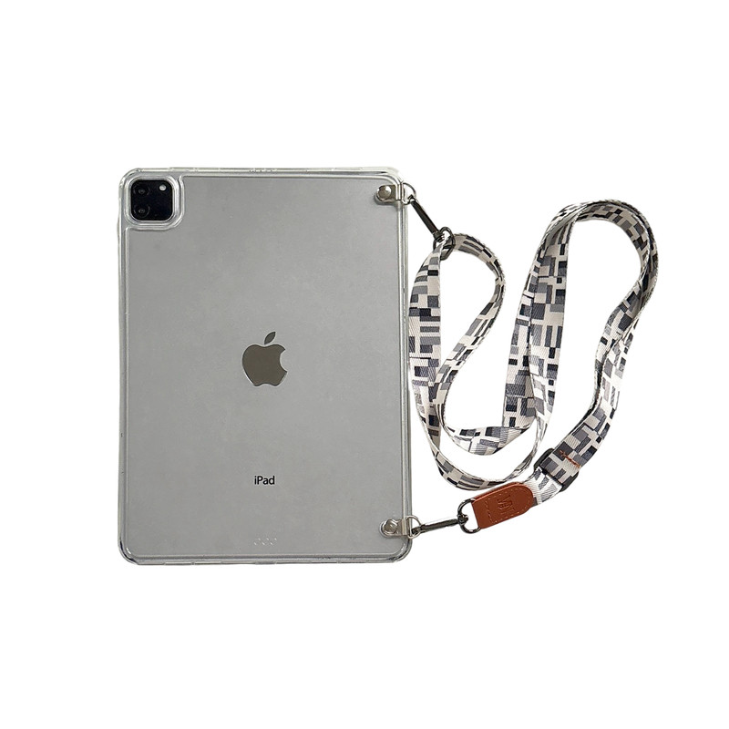 iPad亚克力抗黄笔槽背带壳