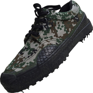 3520解放鞋男工地耐磨低帮迷彩黑色胶鞋女夏季运动登山劳保鞋单鞋