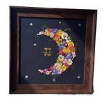 手工diy结婚送新人生日礼物干花永生花压花喜字相框装裱画框摆件