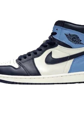 AJ1正品男女篮球鞋黑曜石