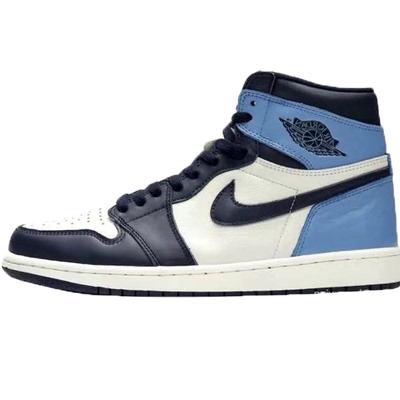 AJ1正品男女篮球鞋黑曜石