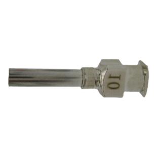 顶宸 全金属1/2寸点胶针头点胶机平头半寸静电纺丝针管长13mm整盒