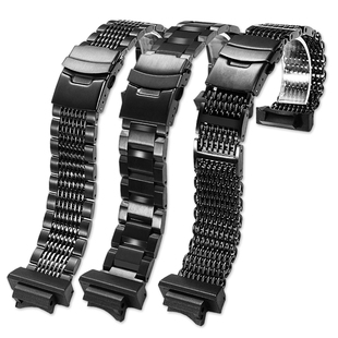 适用卡西欧G-SHOCK3184 GWF-1000-1JF五代蛙人改装钢带不锈钢表带