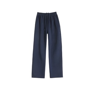 校裤春季夏季薄款校服裤子加绒加厚冰丝速干藏蓝色一杠两杠订制