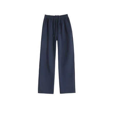 运动裤直筒藏蓝色校服裤子