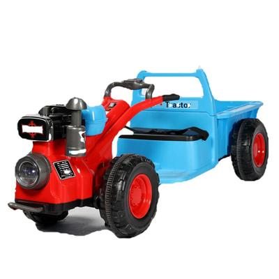 正版儿童手扶拖拉机超大动力