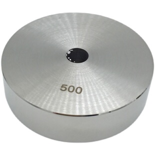 配重块电镀砝码圆形饼状内孔砝码1kg2kg5kg10kg圆饼砝码片码