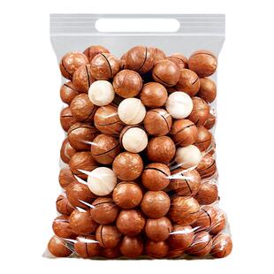 新货大颗粒夏威夷果500g奶油味干果仁孕妇坚果散装称斤零食年货