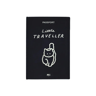 韩国ZEROPERZERO可爱插画ins出国旅行便携护照夹机票证件卡保护套