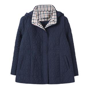 品牌妈妈装秋冬款棉衣时尚中老年人宽松版棉服女夹棉外套短款棉袄