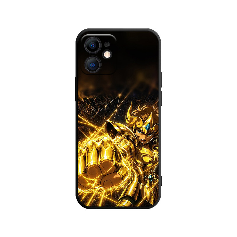 圣斗士星矢手机壳苹果17华为mate80黄金魂iPhone14promax处女座狮子OPPO动漫vivo周边小米15硅胶