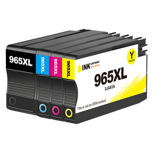 适用原装惠普9020 9010墨盒hp965XL墨盒打印机9012 9016 9018 9019  9026 9028喷墨大容量黑色彩色963海外版
