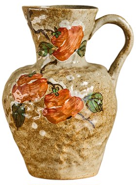 复古陶瓷花瓶高级感中古风小众