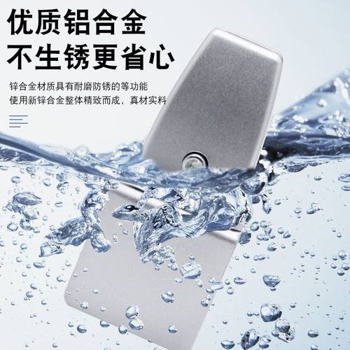 左钢铝合金D型屏风调节夹桌面可玻璃固定移动免打孔木板办公桌夹