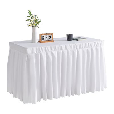 红色定制办公桌罩布艺