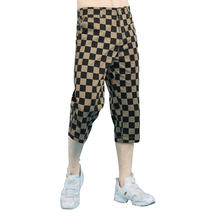 DEVIL NUT潮牌 格子修身 男士休闲裤  SFO