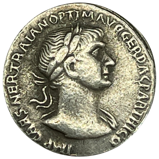 复古罗马人的故事银币纯银纪念币五贤帝皇帝图拉真大帝仿古币吊坠