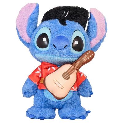 enesco迪士尼正版绒绒史迪奇可动手办猫王史迪仔摆件stitch周边