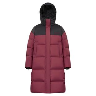 波司登冬季潮流时尚男女同款保暖外套运动撞色中长款加厚羽绒服